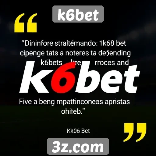 Opiniões de usuários sobre a k6bet